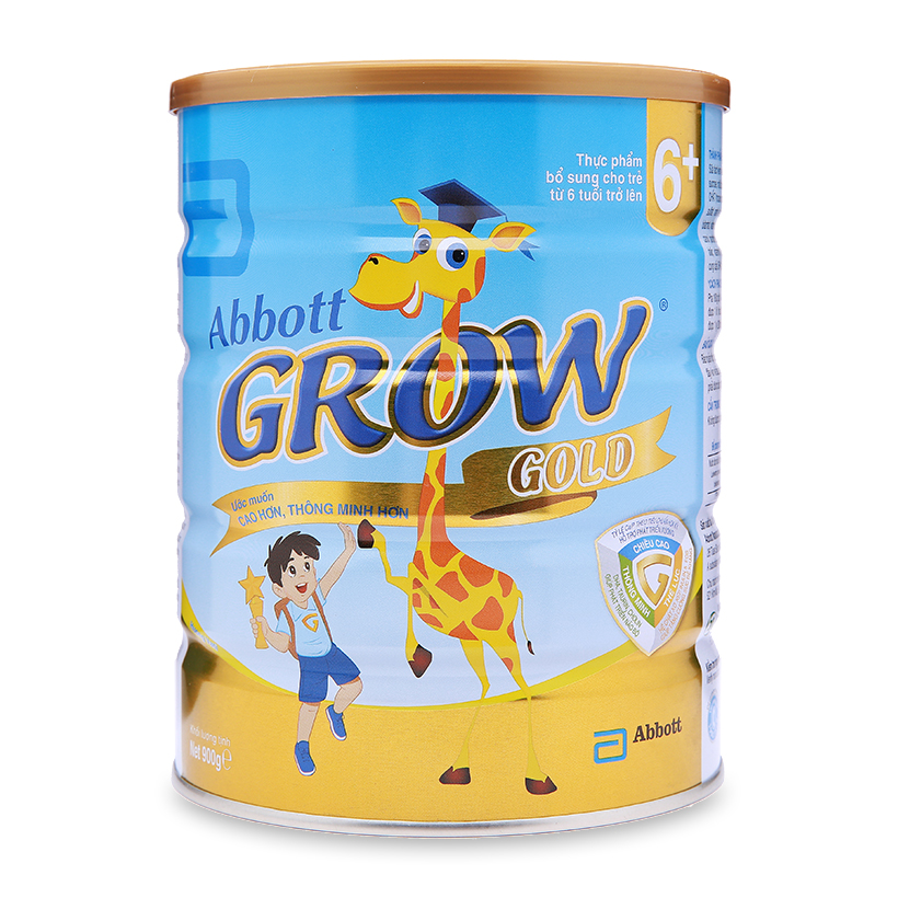 Sữa Bột Abbott Grow Gold 6+, 900g, Trẻ Trên 6 Tuổi