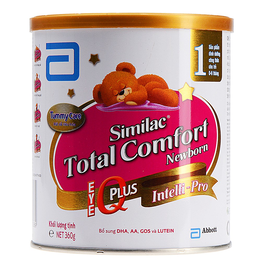 Similac Total Comfort 1, Mỹ, 360g, 0-6 Tháng Tuổi