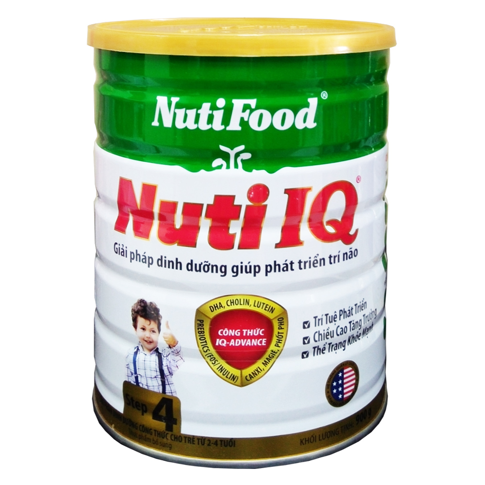 Sữa bột Nuti IQ Step 4 900g (2 - 4 tuổi)