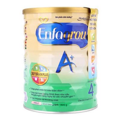  Sữa Enfagrow A+4 vani 360 brain plus - 1.8kg (tuổi trở lên)