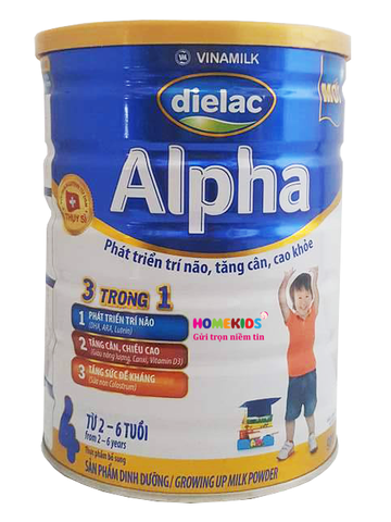 Sữa Dielac Alpha Step 4 - Vinamilk - 900g, 2-6 Tuổi