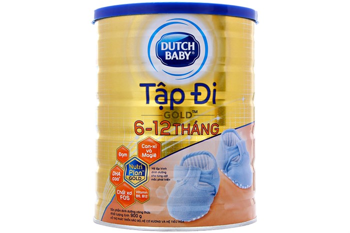 Sữa bột Dutch Baby Gold Tập Đi 900g (6 - 12 tháng)