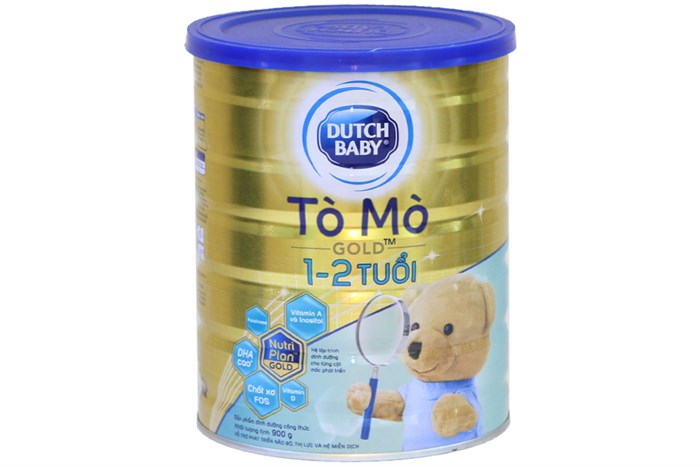 Sữa bột Dutch Bady Gold Tò Mò 900g (1 - 2 tuổi)