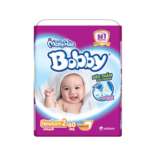 Miếng Lót Sơ Sinh Bobby Fresh Newborn 2 - 60 (60 Miếng)