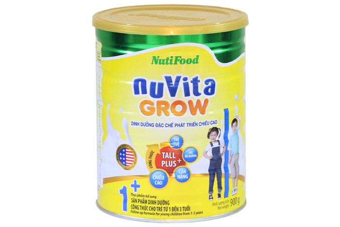 Sữa Nuvita Grow 1+ 900g (1-3 tuổi)