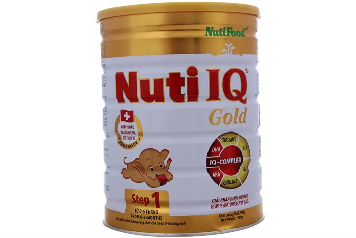 Sữa Nuti IQ Gold step 1  900g (0 - 6 tháng)