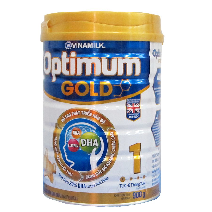 Sữa bột Vinamilk Optimum Gold 1 900g (dưới 6 tháng)