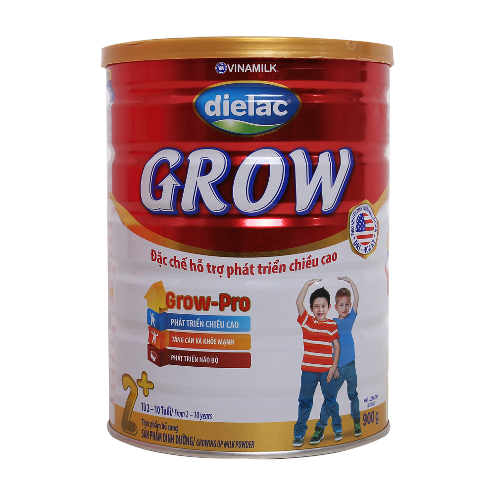 Sữa Dielac Grow 2+ 900g cho bé từ 2- 10 tuổi