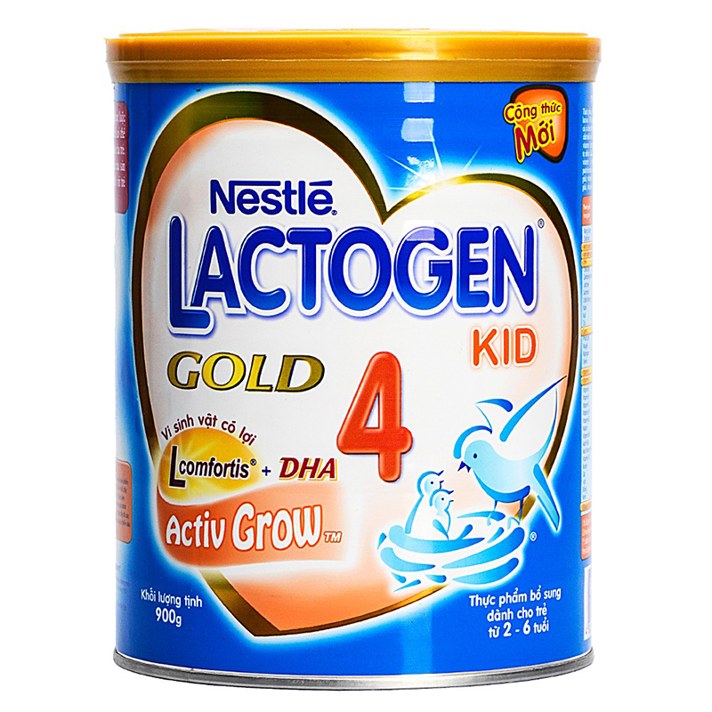 Sữa Lactogen Gold 4 900g Cho Trẻ Từ 2 – 6 Tuổi