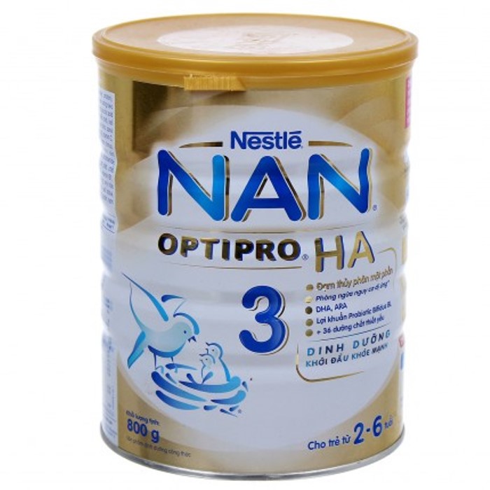 Sữa Nan HA 3 800g ( Từ 2 - 6 tuổi )