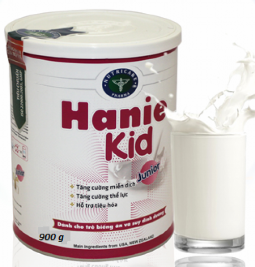Sữa Hanie Kid dành cho trẻ biếng ăn